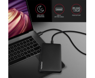 Axagon EE25-SLC, USB-C 3.2 - SATA 6G 2.5" SLIDE box, bezśrubowy - 1353407 - zdjęcie 6